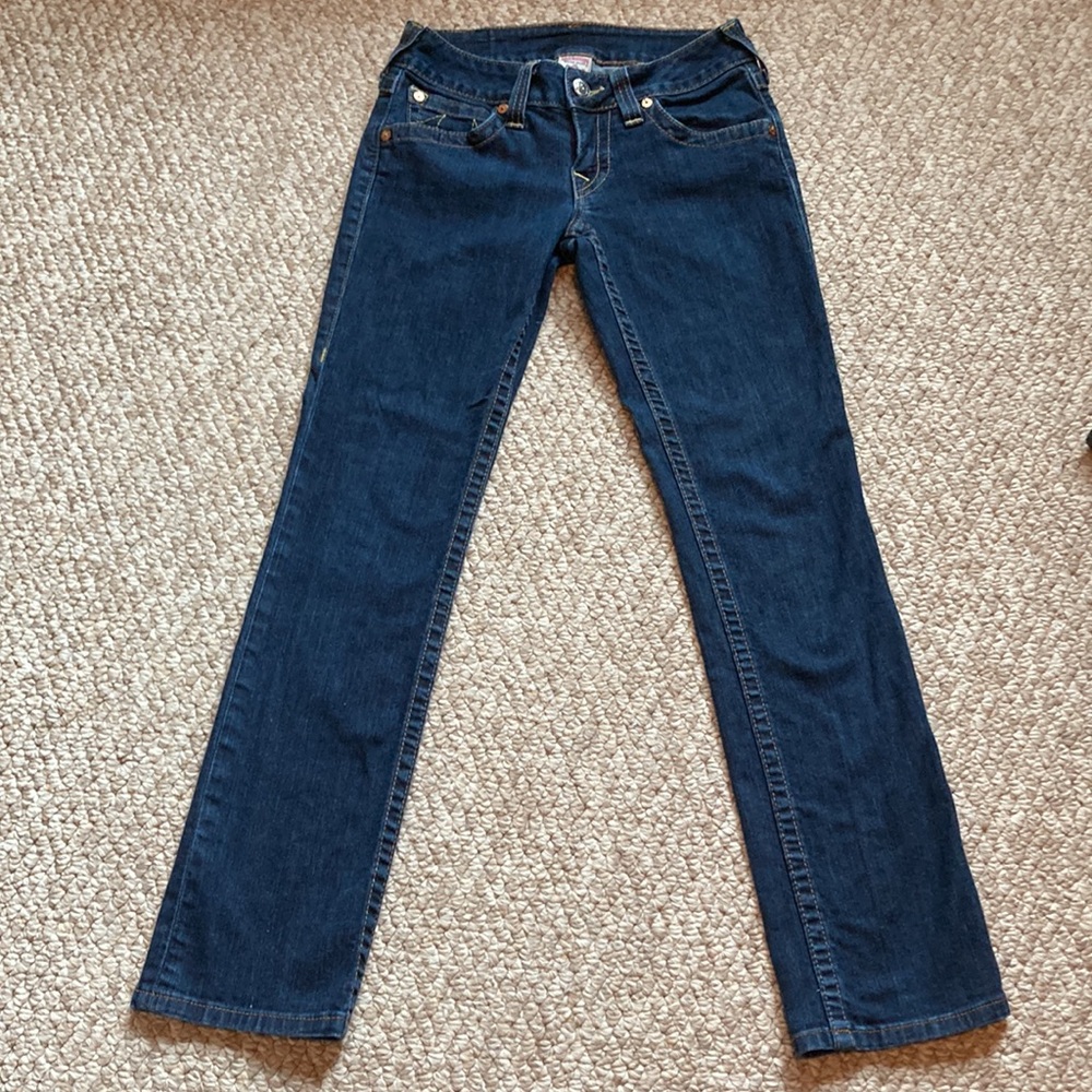 True Religion jeans, size 27, and 30” inseam